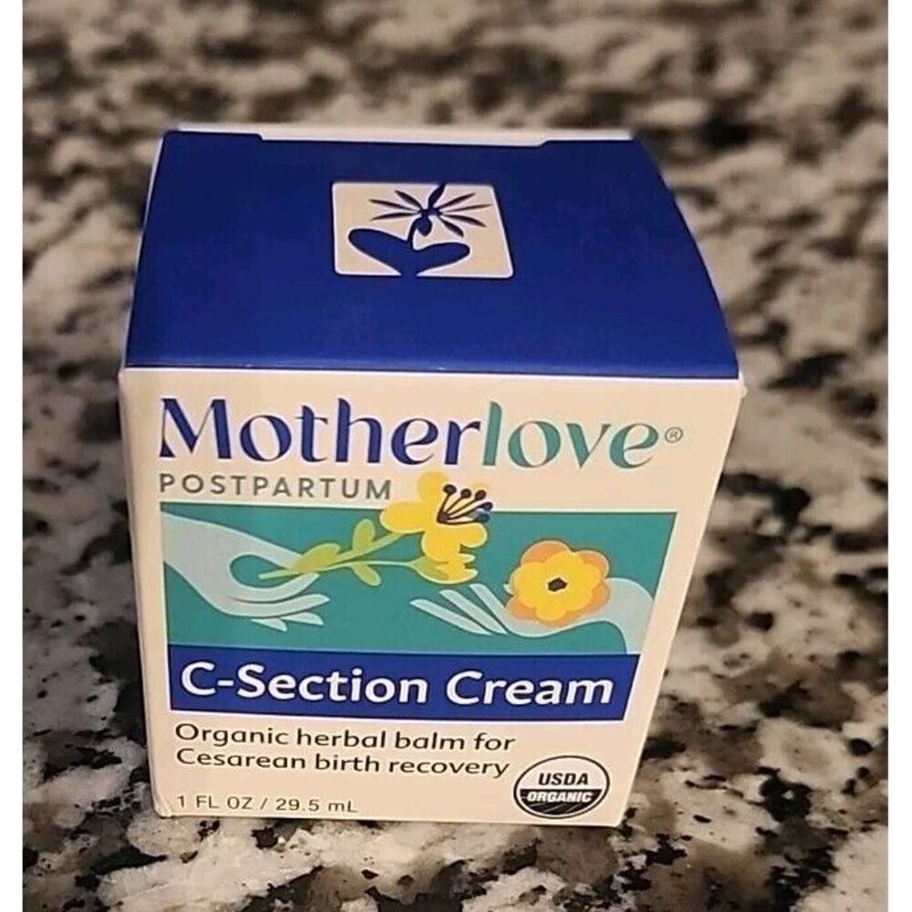 MotherLove Postpartum Organic C-Section Cream 1 FL OZ NEW Exp 1/2026 Mother Love